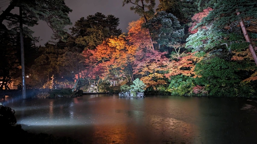 幻想的な兼六園