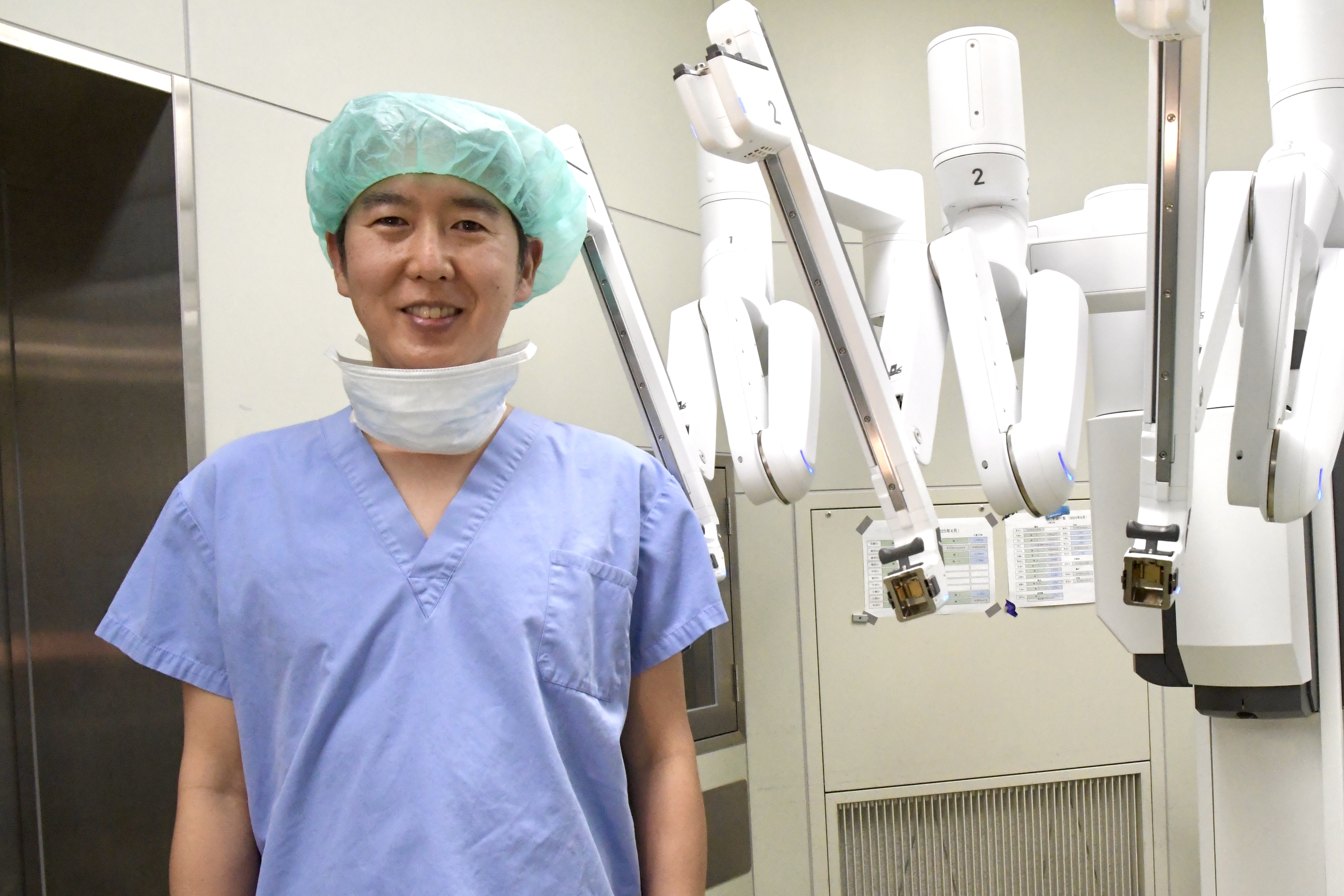 更に身体に優しいがん手術を目指して。”手術支援ロボット：ダヴィンチ”